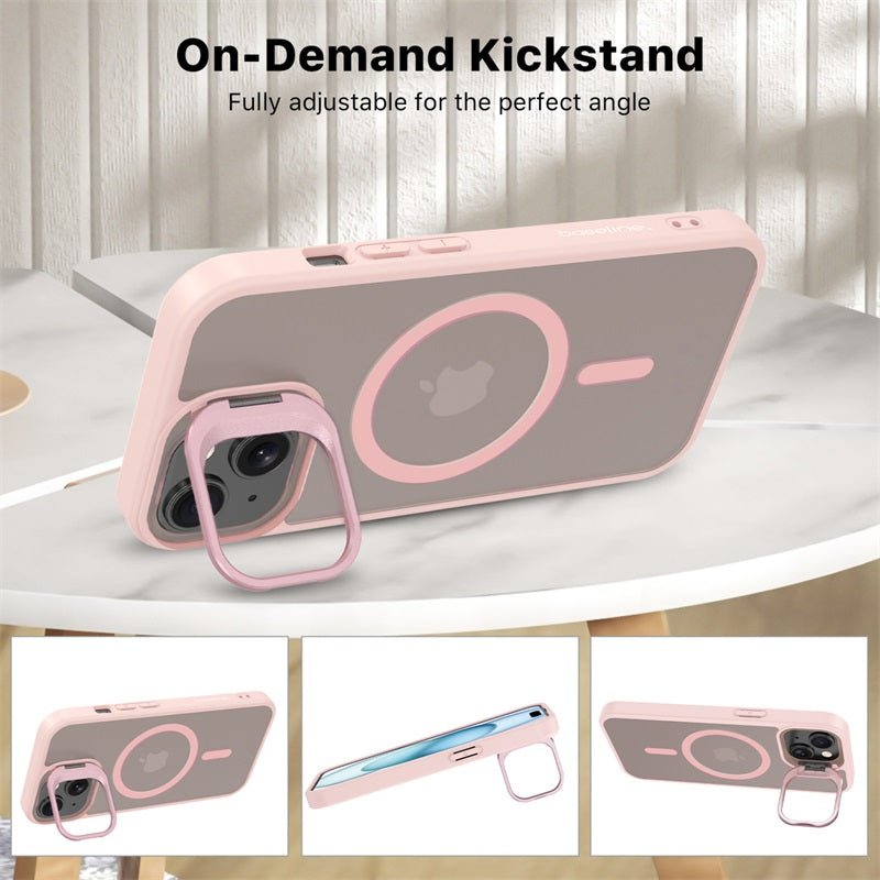 baseline InFrame MagSafe Case with Kickstand for Apple iPhone 15 - CobaltMyBat Pro