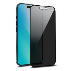 baseline Privacy Full Coverage Tempered Glass Screen Protector (10 - pack) for Apple iPhone 16 / 15 / 15 Pro / 14 Pro - BlackMyBat Pro