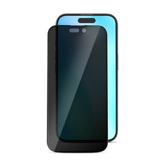 baseline Privacy Full Coverage Tempered Glass Screen Protector for Apple iPhone 16 / 15 / 15 Pro / 14 Pro - BlackMyBat Pro