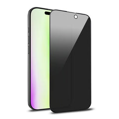 baseline Privacy Full Coverage Tempered Glass Screen Protector for Apple iPhone 17 / 16 Pro - BlackMyBat Pro