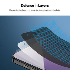 baseline Privacy Full Coverage Tempered Glass Screen Protector for Apple iPhone 17 Air - BlackMyBat Pro