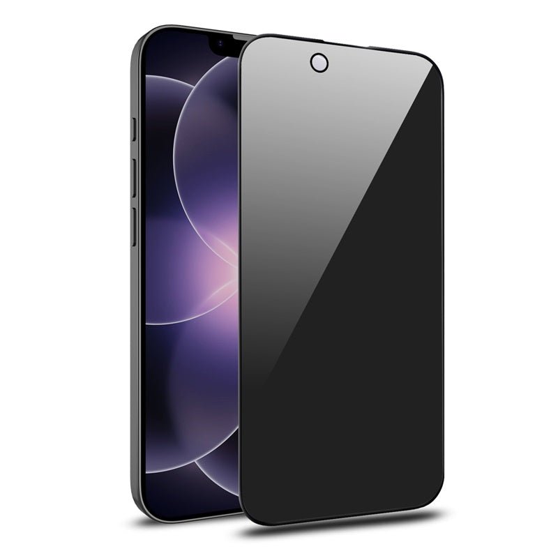 baseline Privacy Full Coverage Tempered Glass Screen Protector for Apple iPhone 17e / 16e / 14 / 13 / 13 Pro - BlackMybat Pro