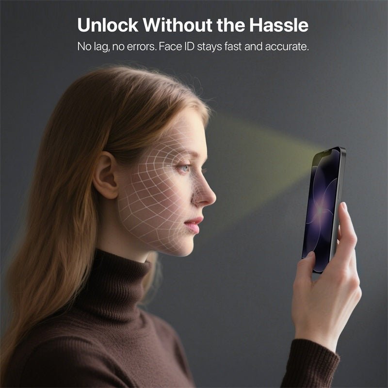 baseline Privacy Full Coverage Tempered Glass Screen Protector for Apple iPhone 17e / 16e / 14 / 13 / 13 Pro - BlackMybat Pro
