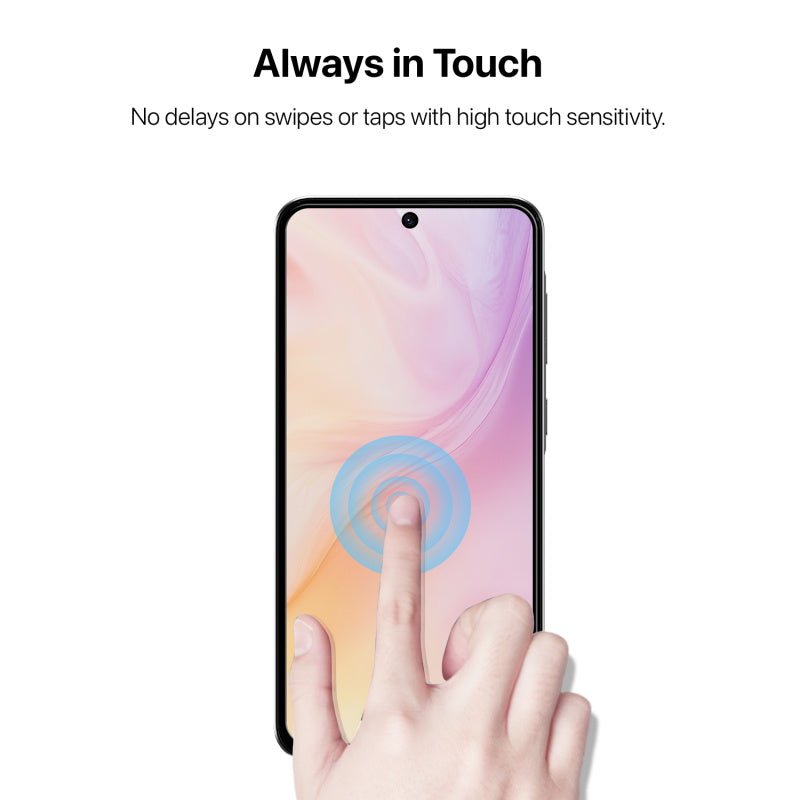 baseline Privacy Full Coverage Tempered Glass Screen Protector for Samsung Galaxy A37 5G / Galaxy A36 5G - BlackMyBat Pro