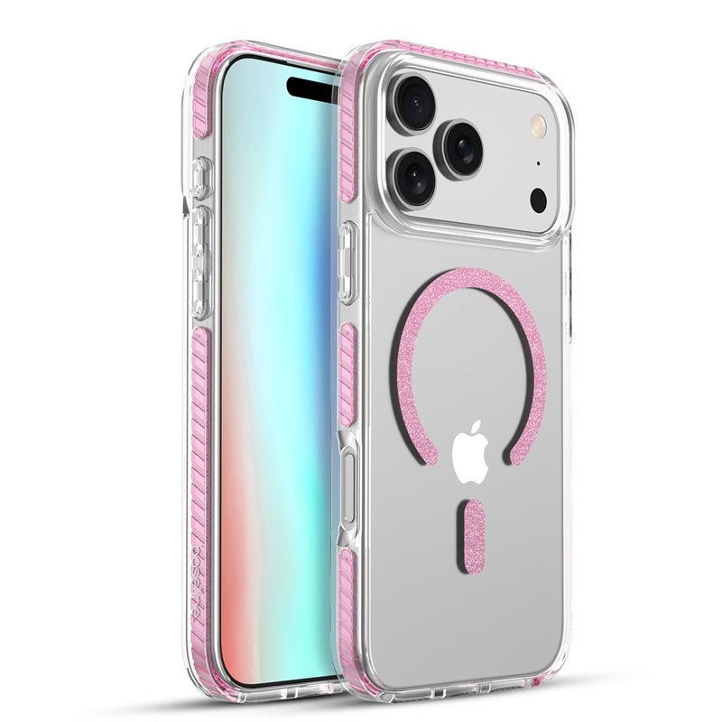 baseline Shimmer Series MagSafe Case for Apple iPhone 17 Pro Max - Rose GoldMyBat Pro
