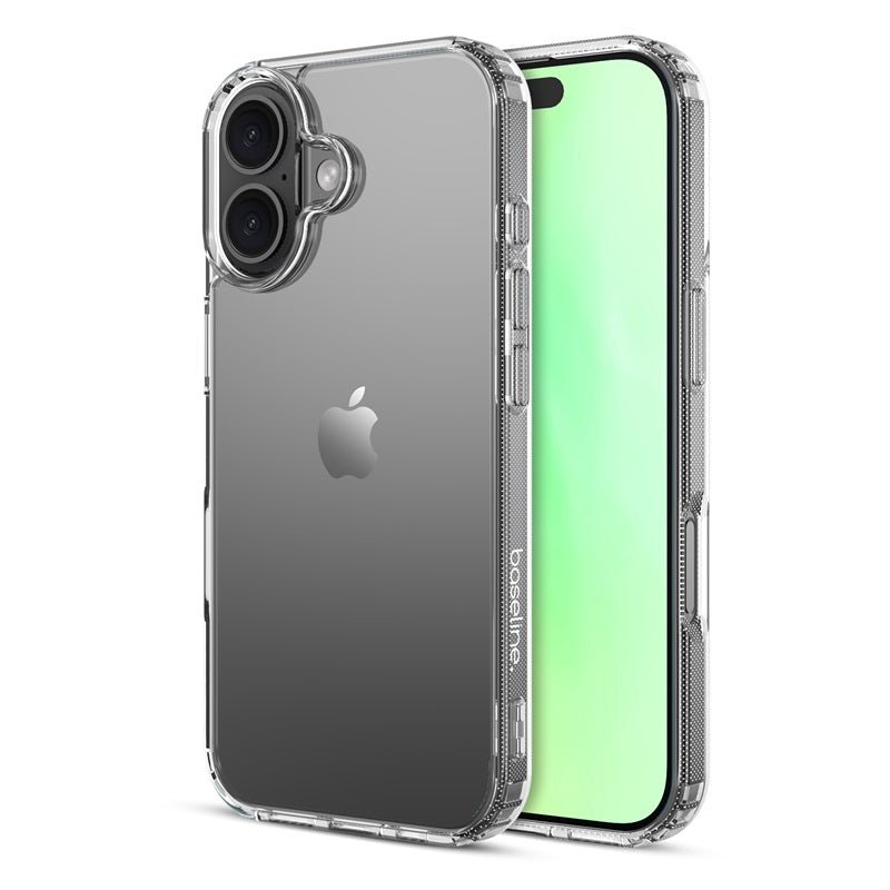 baseline Sturdy Gummy Cover for Apple iPhone 17 - Highly Transparent Clear / Transparent ClearMyBat Pro