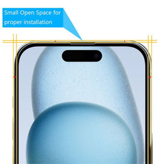 baseline Tempered Glass Screen Protector (2.5D) for Apple iPhone 15 - ClearMyBat Pro