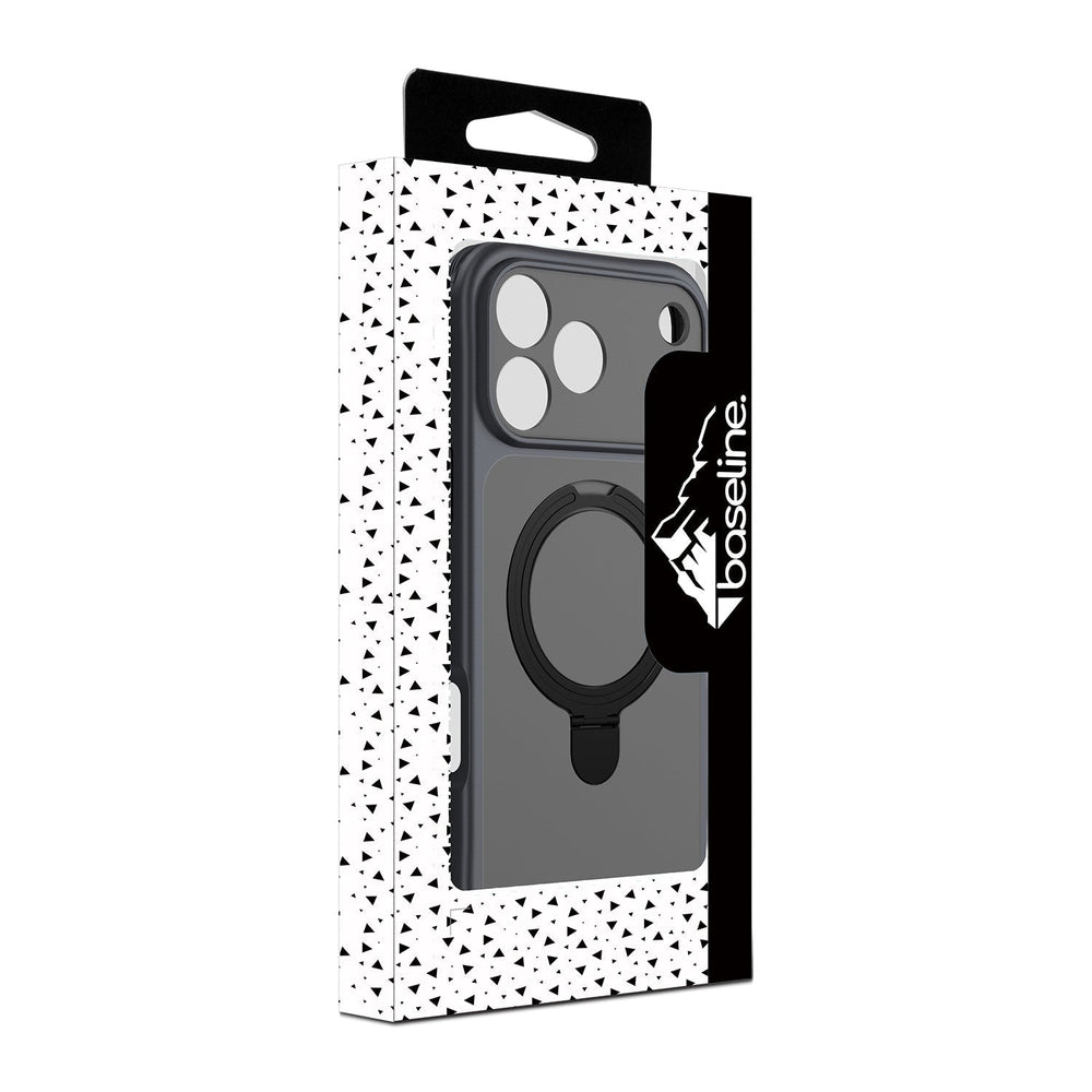 baseline TouchTone Series Kickstand Ring MagSafe Case for Apple iPhone 18 Pro Max / 17 Pro Max - Blackbaseline