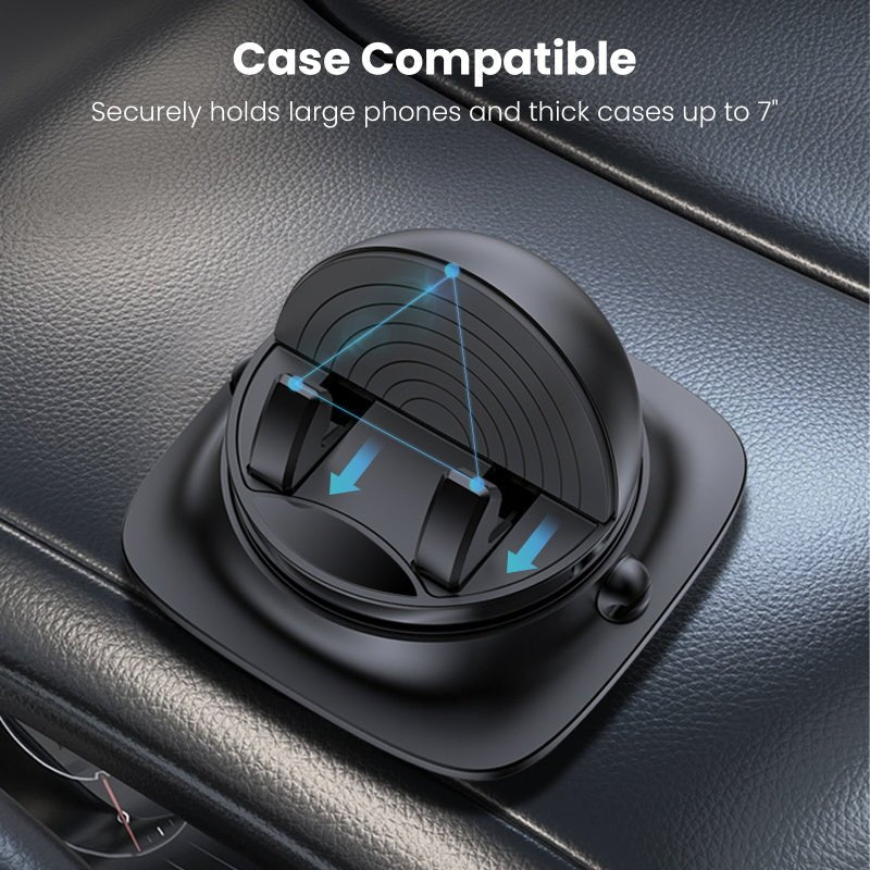 baseline TurnMount 360° Rotating Dashboard Phone Holder - BlackMybat Pro