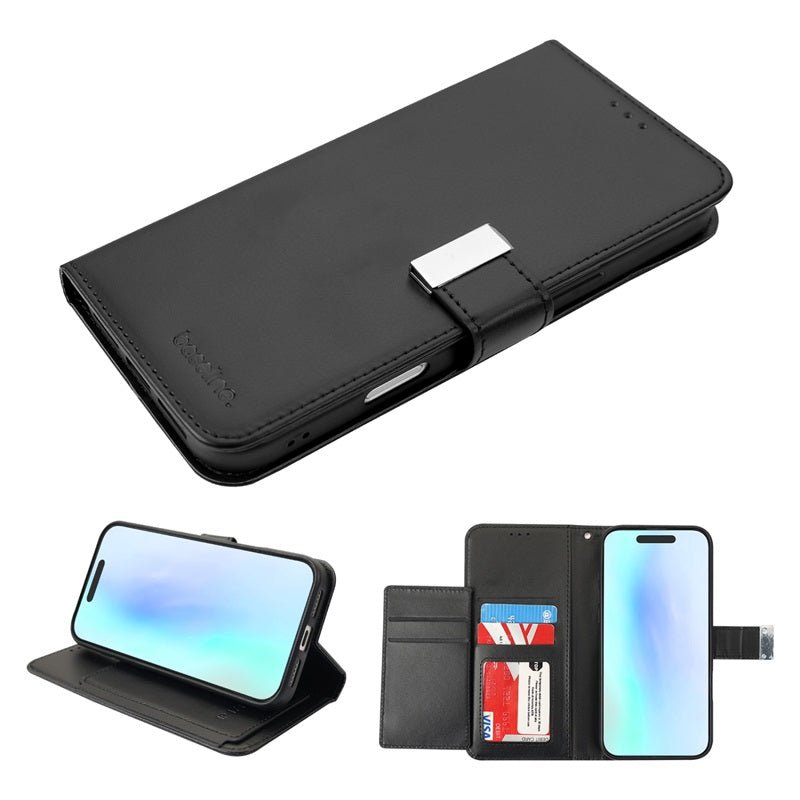 baseline Wallet Folio Case for Apple iPhone 17 Pro - BlackMyBat Pro