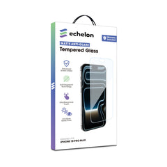 echelon Matte Anti-Glare Tempered Glass Screen Protector for Apple iPhone 18 Pro Max - Clear