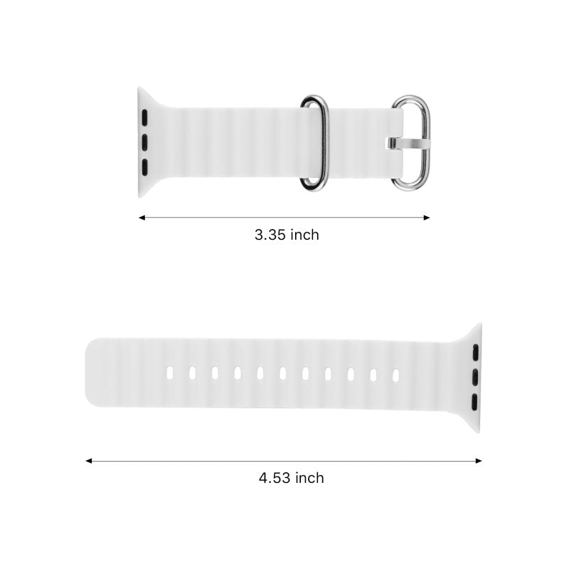 echelon ComfyFit Silicone Strap for Apple Watch Series 9 41mm/Watch Series 10 42mm / Watch SE (2022) 40mm - Dark BlueWatch Series 9 45mm