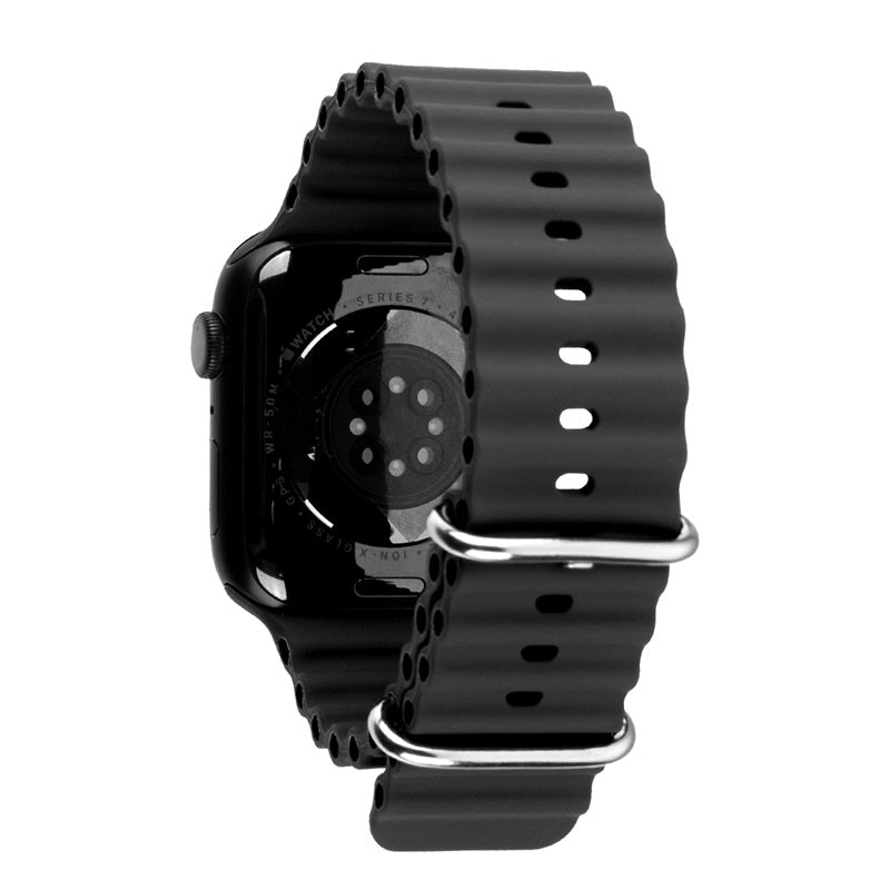 echelon ComfyFit Silicone Strap for Apple Watch Series 9 45mm/Watch Series 10 46mm / Watch SE (2022) 44mm - Dark BlueWatch Series 9 45mm