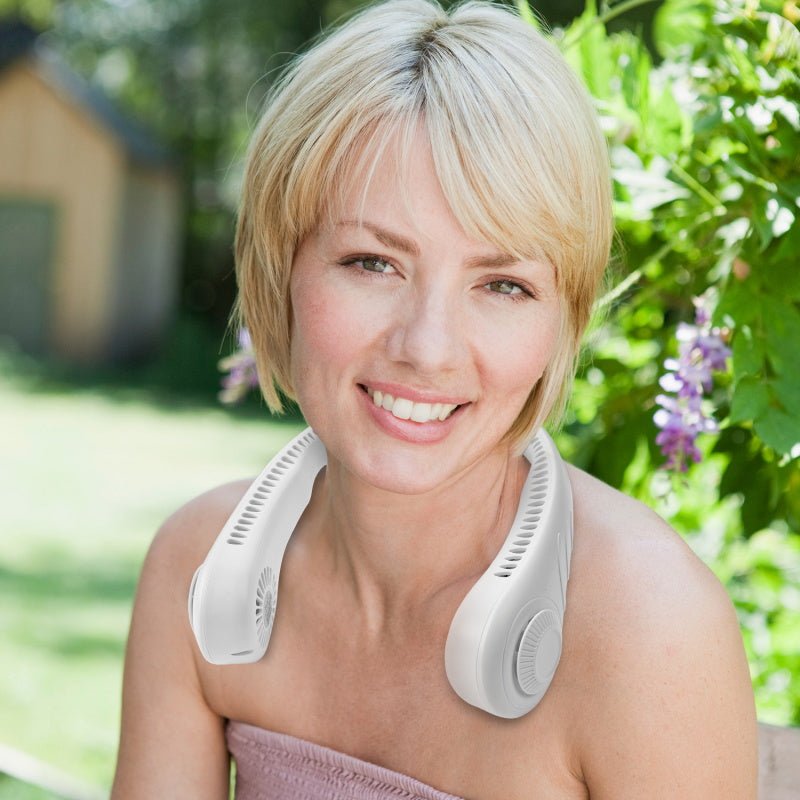 echelon EzBreeze Blade Less Neck Fan - WhiteMyBat Pro