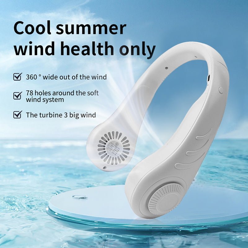 echelon EzBreeze Blade Less Neck Fan - WhiteMyBat Pro