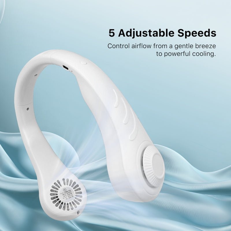 echelon EzBreeze Blade Less Neck Fan - WhiteMyBat Pro