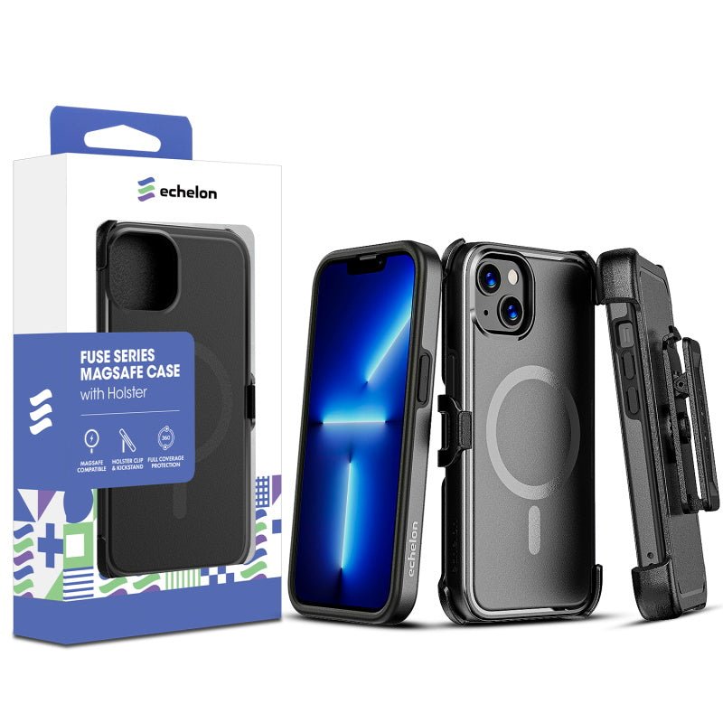 echelon Fuse Series MagSafe Case with Holster for Apple iPhone 16e / 13 / 14iPhone 13