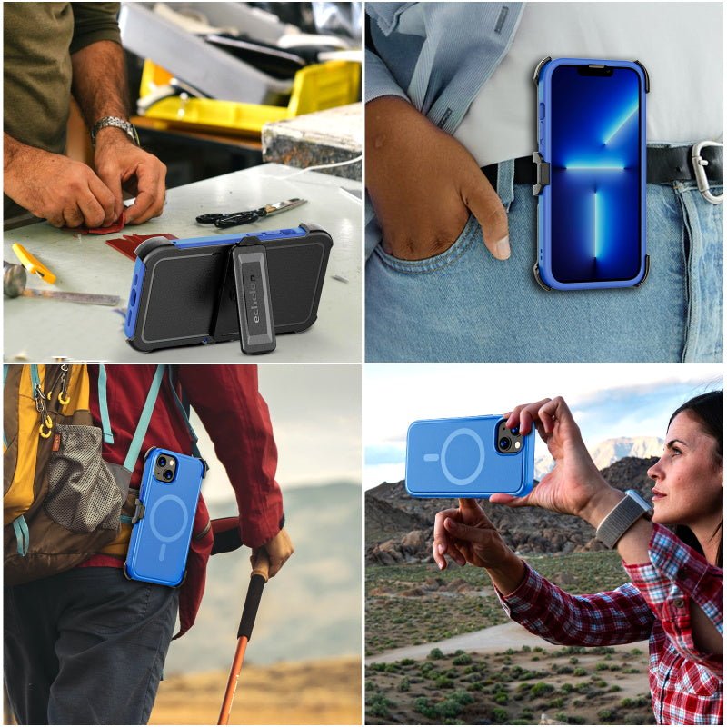 echelon Fuse Series MagSafe Case with Holster for Apple iPhone 16e / 13 / 14iPhone 13