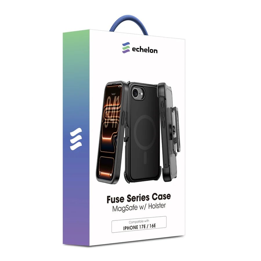 echelon Fuse Series MagSafe Case with Holster for Apple iPhone 17e / 16eMyBat Pro