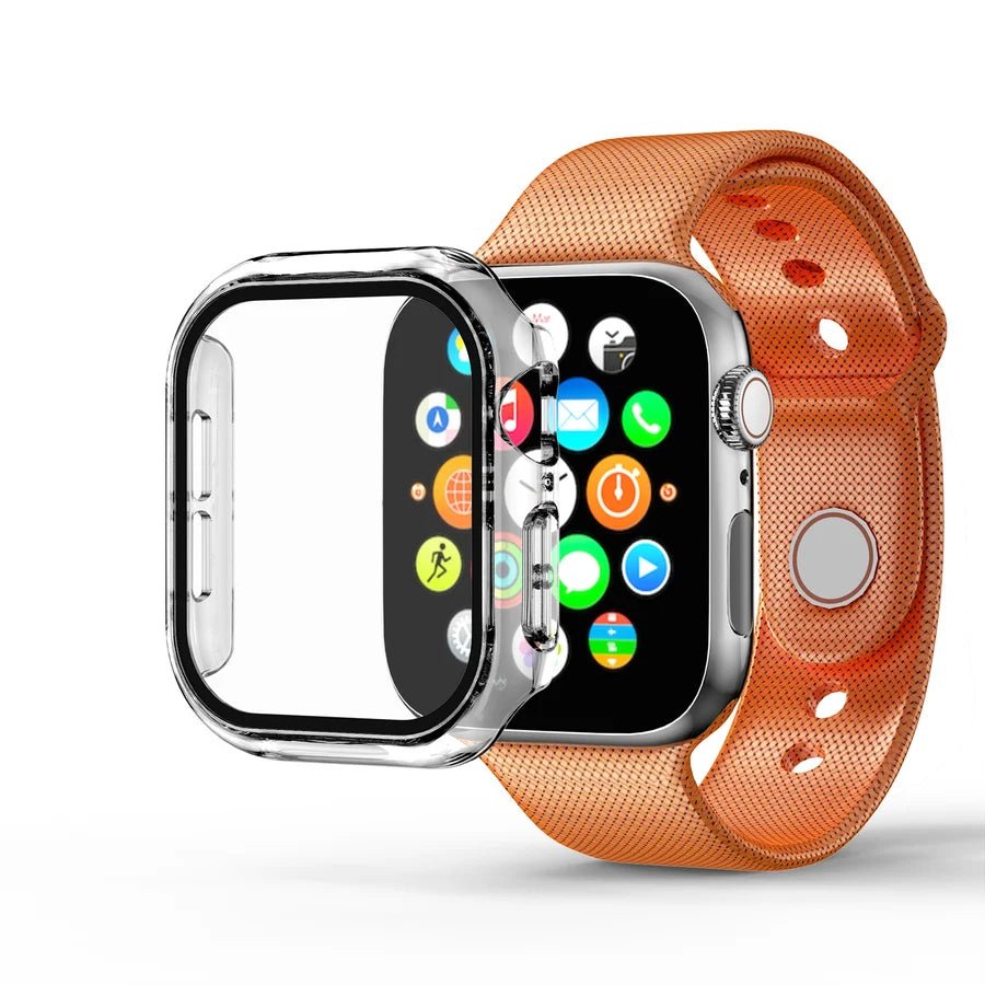 echelon Fusion Protector Case (with Tempered Glass Screen Protector) for Apple Watch Series 4 40mm - Transparent ClearMyBat Pro