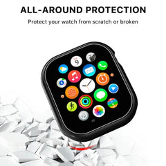 echelon Fusion Protector Case (with Tempered Glass Screen Protector) for Apple Watch Series 7 41mm - Electroplated BlackMyBat Pro