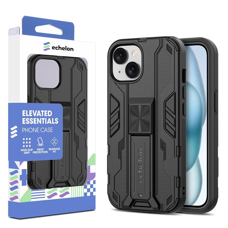 echelon Reflex Series Case w Kickstand for Apple iPhone 15 (6.1) - Reflex BlueMyBat Pro