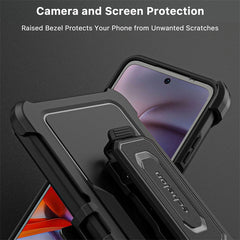 echelon Reflex Series Case with Holster for Motorola Moto G 5G (2026)/Moto G Play (2026) / Moto G 5G (2025) - Redechelon