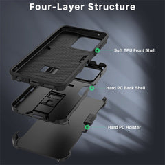 echelon Reflex Series Case with Holster for Motorola Moto G 5G (2026)/Moto G Play (2026) / Moto G 5G (2025) - Redechelon