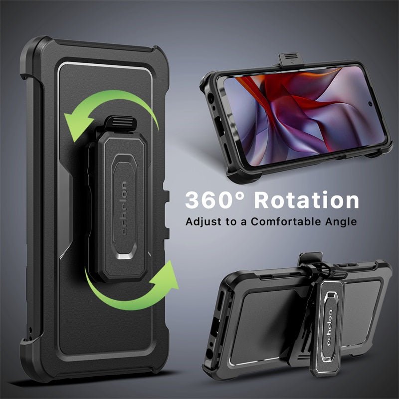 echelon Reflex Series Case with Holster for Motorola Moto G 5G (2026)/Moto G Play (2026) / Moto G 5G (2025) - Redechelon
