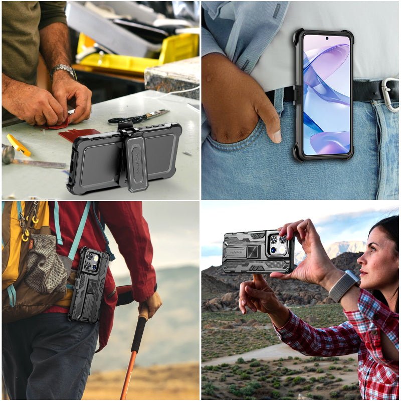 echelon Reflex Series Case with Holster for Motorola Moto G Stylus 5G (2026) / Moto G Stylus 5G (2025) - BlackMyBat Pro