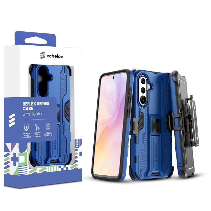 echelon Reflex Series Case with Holster for Samsung Galaxy A36 5G - Reflex BlueGalaxy A36 5G