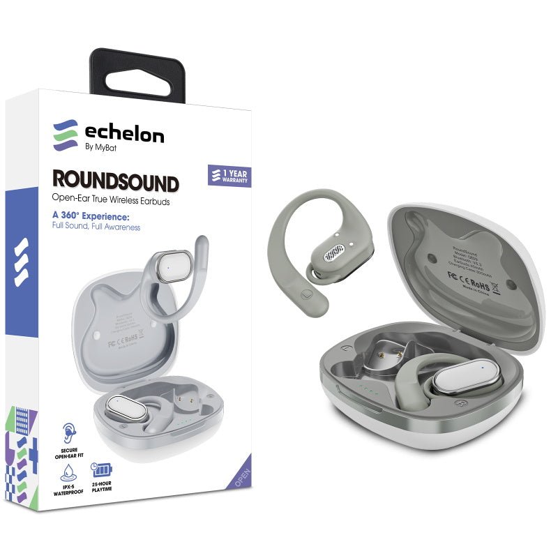 echelon RoundSound Open - Ear True Wireless EarbudsMyBat Pro