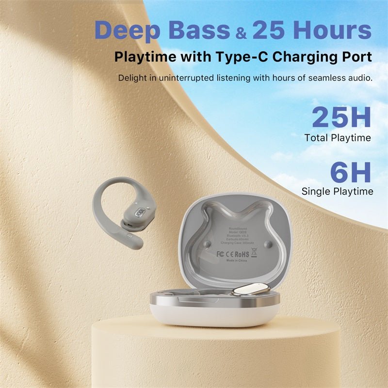 echelon RoundSound Open - Ear True Wireless EarbudsMyBat Pro