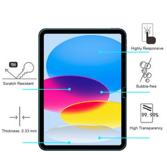 echelon Tempered Glass Screen Protector (2.5D) for iPad 10.9 (2022) / iPad 11 (2025) - ClearMybat Pro