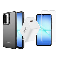 Essentials Bundle 3-in-1 Starter Kit for Samsung Galaxy A17 5G / A16 5G – BlackValor Value
