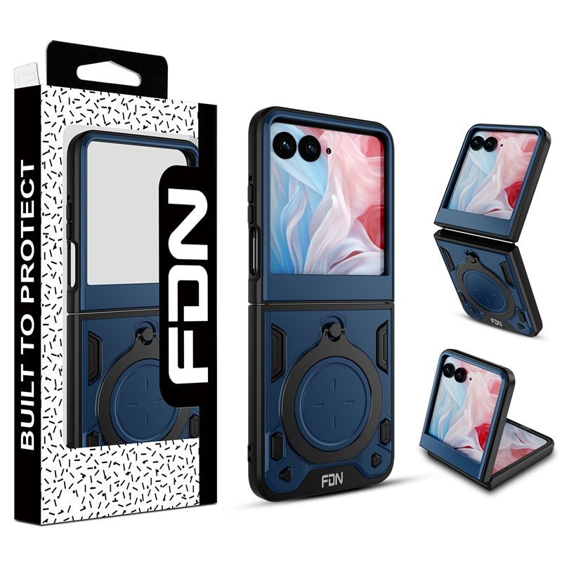 FDN Anti - Drop Hybrid Protector Case (with Ring Stand) for Motorola razr (2024)razr (2024)