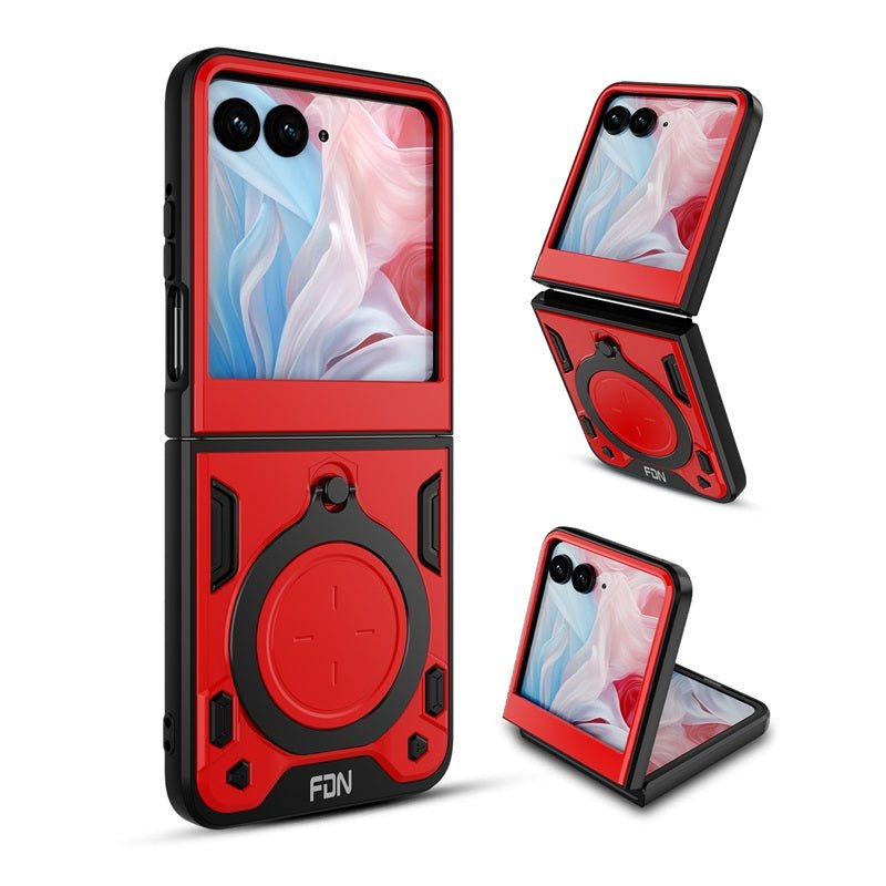FDN Anti - Drop Hybrid Protector Case (with Ring Stand) for Motorola razr (2024)razr (2024)
