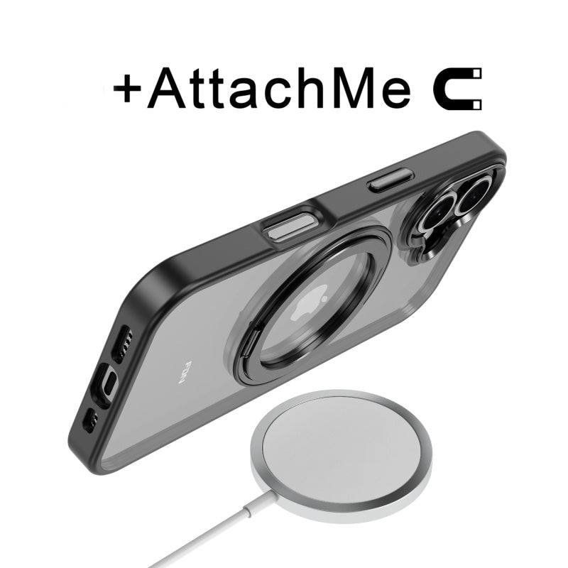 FDN RingRound 360° Kickstand Case w/ MagSafe for Apple iPhone 16 PlusiPhone 16 Plus