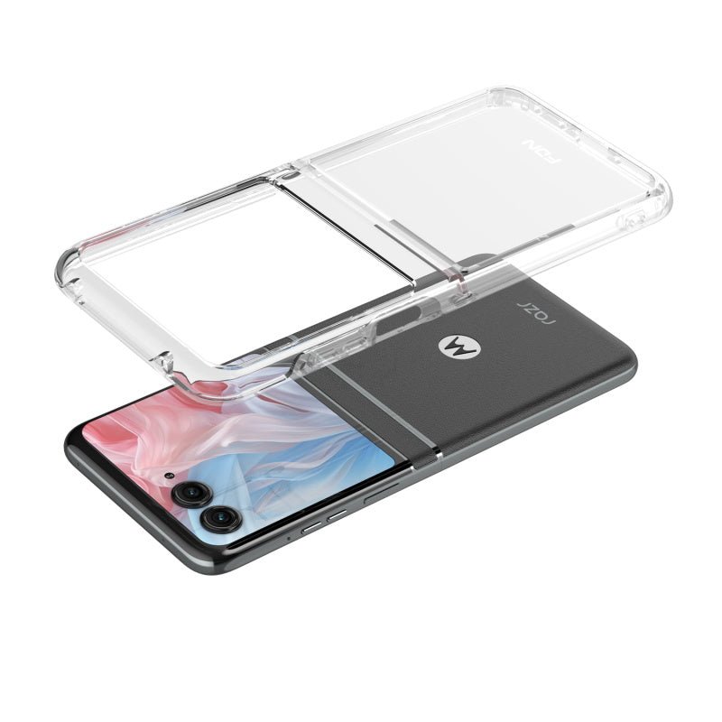 FDN Sturdy Gummy Cover for Motorola razr (2024) / razr (2025) - Highly Transparent Clear / Transparent ClearMotorola razr