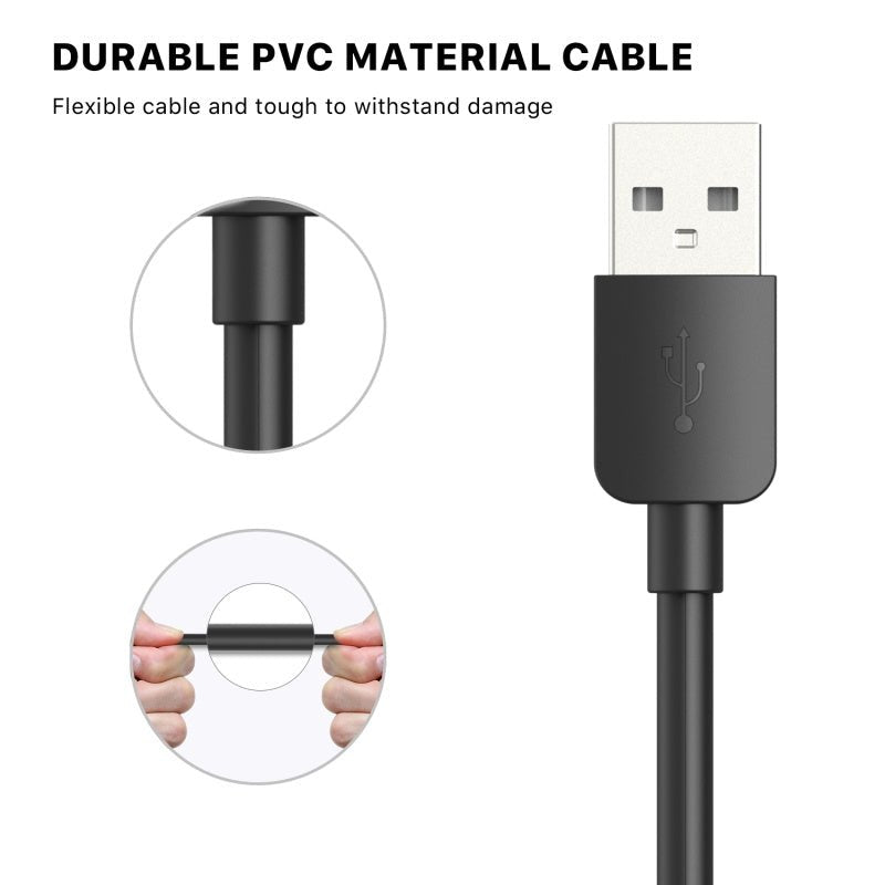 FDN USB - A to USB - C Cable (L=6 FT) - BlackMyBat Pro