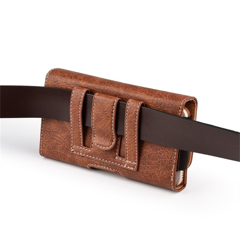 LUXMO Large Horizontal Universal Pouch - Brown