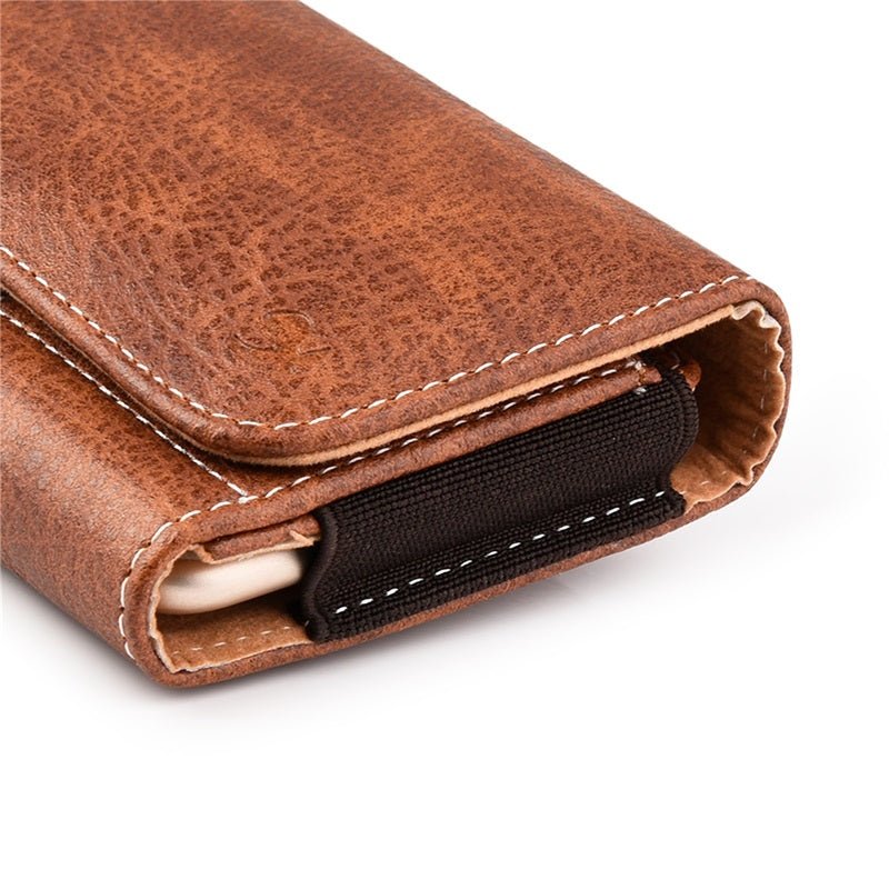 LUXMO Large Horizontal Universal Pouch - Brown