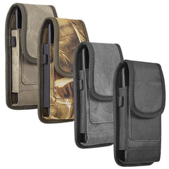LUXMO Large Horizontal Universal Pouch w/ Dual Card Slots - Dark Denim Fabric