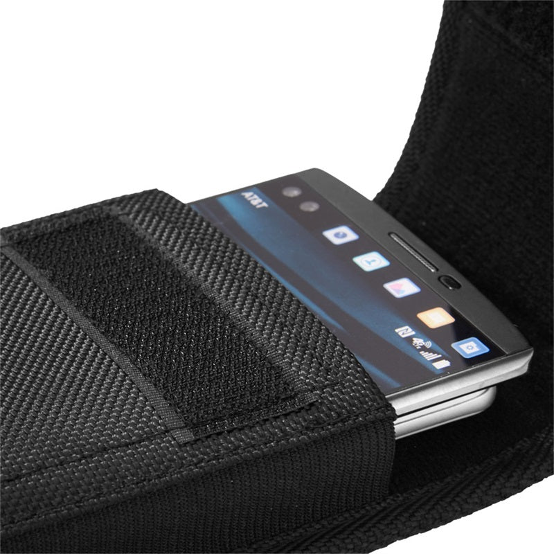 LUXMO Large Vertical Universal Nylon Pouch - Black