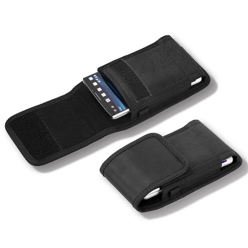 LUXMO Large Vertical Universal Nylon Pouch - Black (Retail Packaging)MyBat Pro