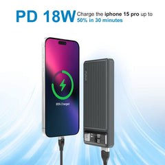 MyBat 10000mAh Power Delivery Power Bank (18W) for - BlackMyBat Pro