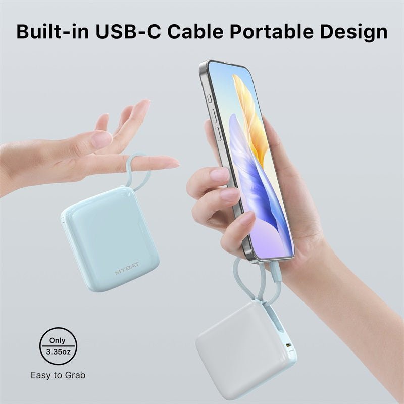 MyBat 10,000mAh PowerLoop Power Bank with USB - C CableMyBat