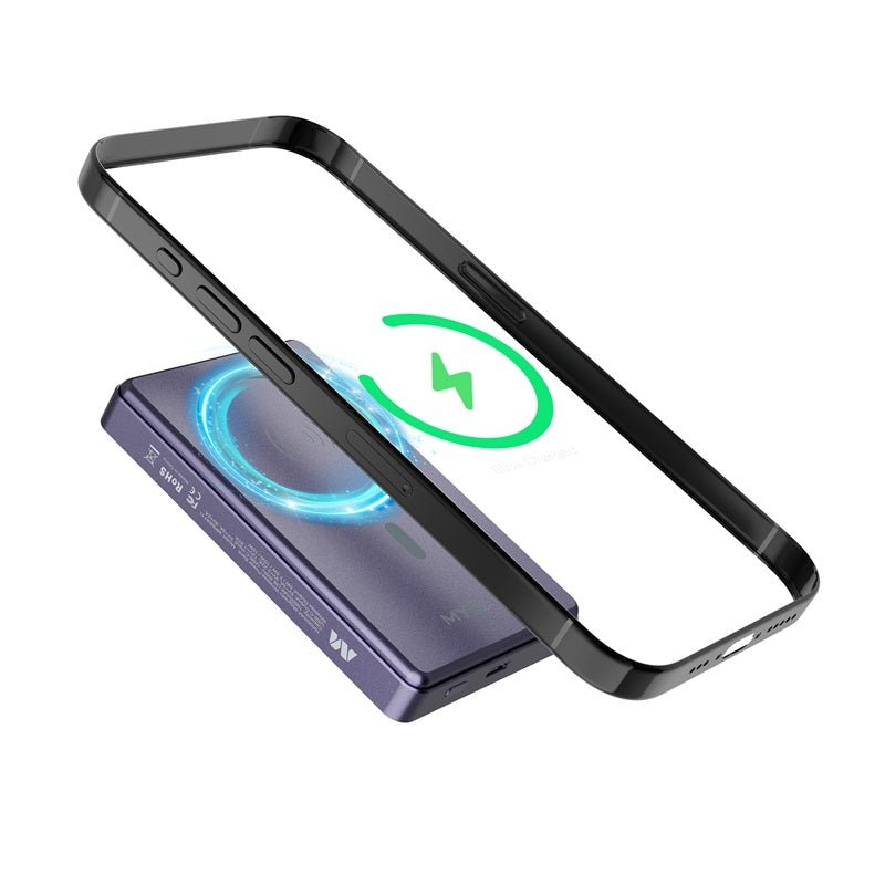 MyBat 10000mAh SNAP + GO SLEEK Magnetic Wireless Power BankMyBat