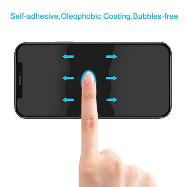 MyBat 3D Carbon Fiber Full Coverage Soft Edge Tempered Glass Screen Protector for Apple iPhone 12 Pro Max (6.7) - BlackMyBat Pro