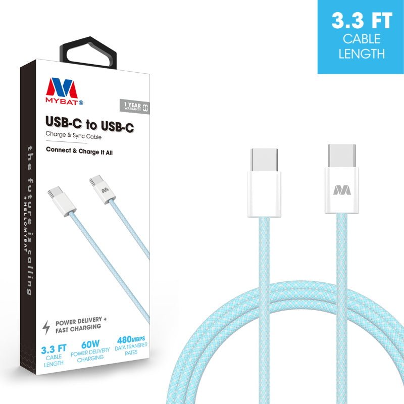 MyBat 3FT Braided USB - C to USB - C Charging CableMyBat